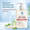 Kokakoshi Rice Glow Shower Gel – Brightening & Hydrating Daily Cleanser with Rice Water, Aloe Vera & Vitamin E | 300ml