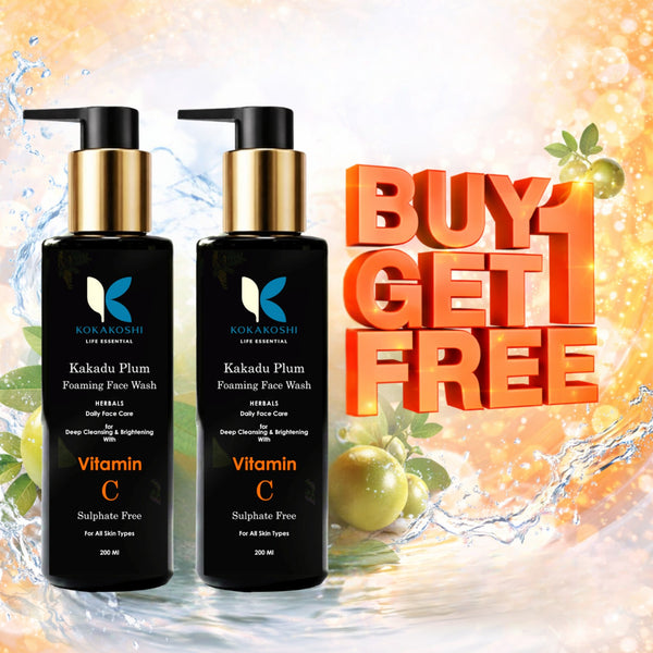 Kakadu Plum Brightening & Vitamin C Rich Foaming Face Wash (Buy 1 Get 1 FREE)