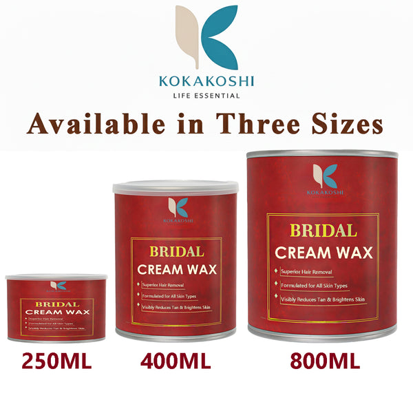 Bridal Cream Wax Premium Glow-Enhancing Hair Removal Wax | Kokakoshi