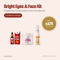 Bright Eyes & Face Kit, save ₹178