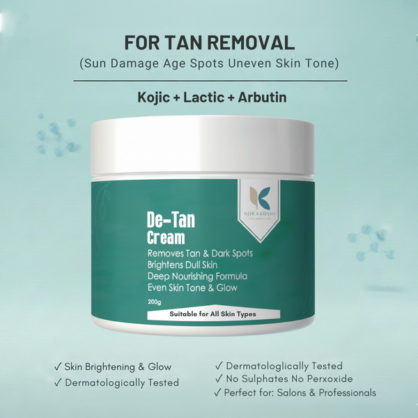 Kokakoshi De-Tan Cream – Tan Removal & Brightening Face & Body Cream