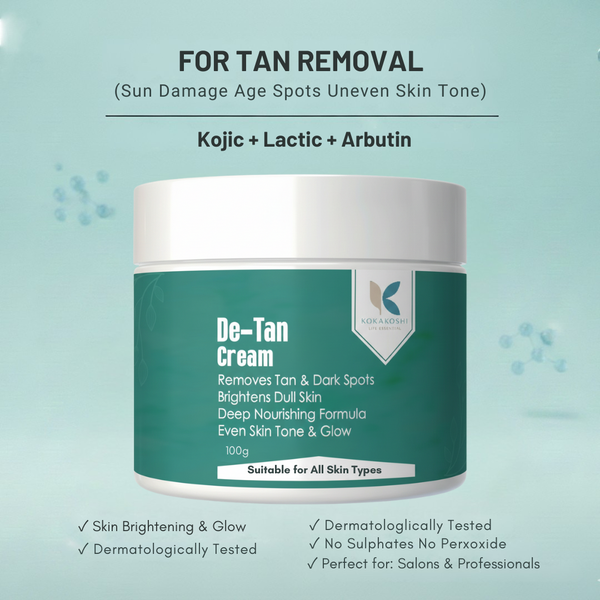 Kokakoshi De-Tan Cream – Tan Removal & Brightening Face & Body Cream