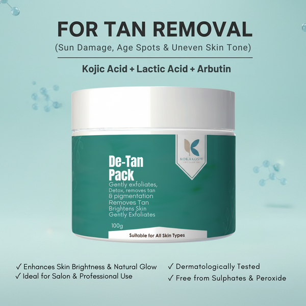 De-Tan Pack – Tan Removal & Brightening Face & Body Pack | Kokakoshi
