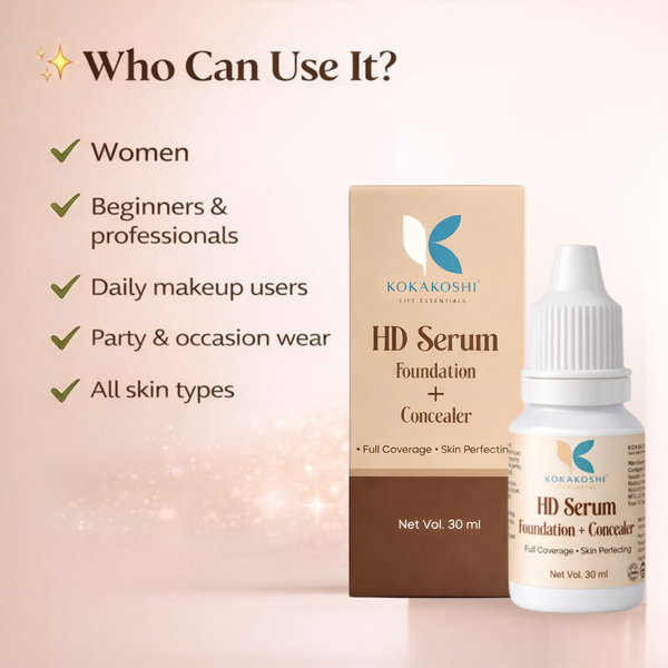 HD Serum Foundation + Concealer | Kokakoshi