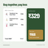 Herbal Face Pack Trio price vs MRP