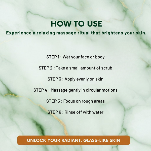 Korean Glass Face & Body Massage Scrub (400 ml) – Barrier Repair & Pore Refining Exfoliator | Kokakoshi