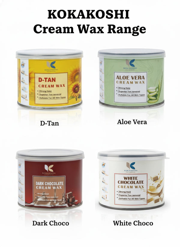 Aloe Vera Cream Wax – Gentle Hair Removal & Tan Reduction | Kokakoshi