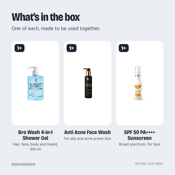 What’s in the Men’s Grooming Kit