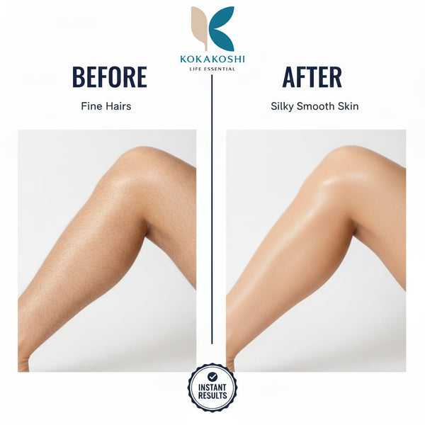 Rose Petals Body Wax Powder Soothing & Refreshing Hair Removal Wax | Kokakoshi