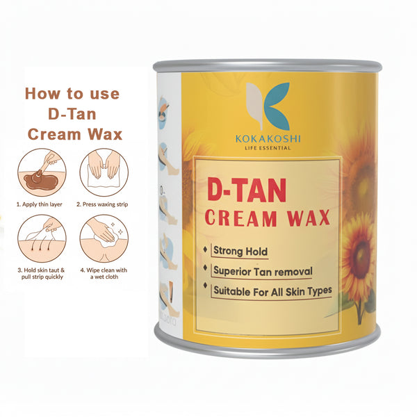 D-Tan Cream Wax – Strong Hair Removal & Tan Reduction | Kokakoshi