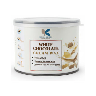 White Chocolate Wax for Hair Removal – Smooth Finish Hard Wax | Kokakoshi
