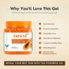 Fresh Papaya Face & Body Massage Gel (400 ml) – Oil-Free Hydrating Massage Gel | Kokakoshi